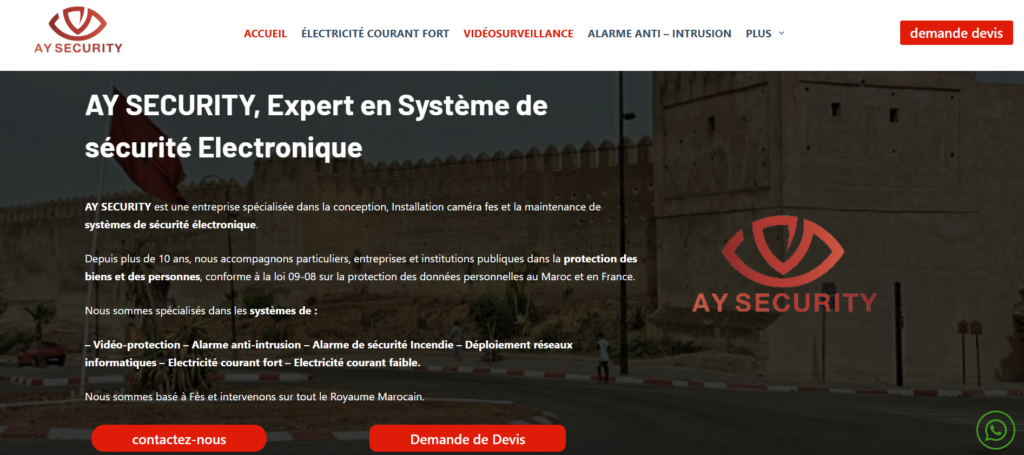 création site vitrine web